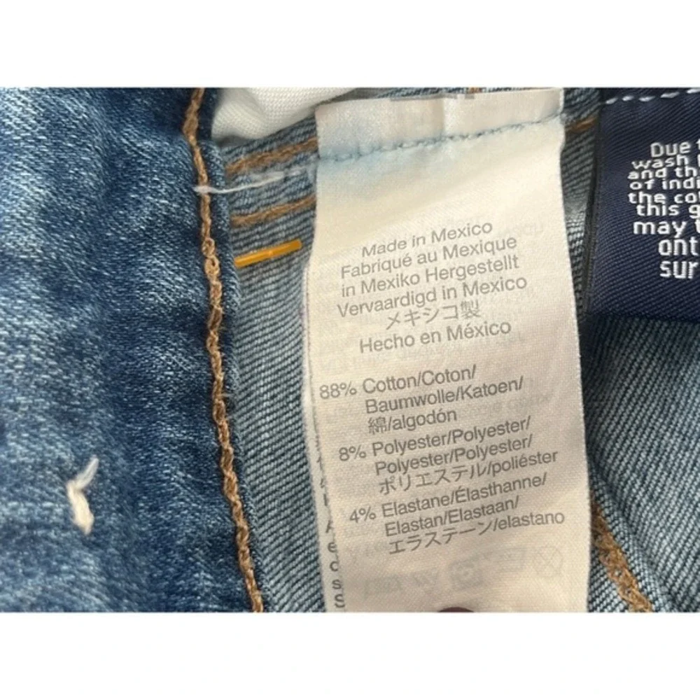 Madewell Curvy High Rise Skinny Jeans Medium‎ Wash Distressed Size 29